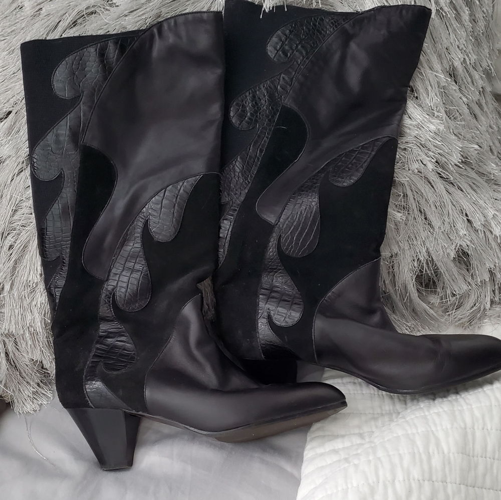 Vintage 1987 Cypres Leather Boots 37